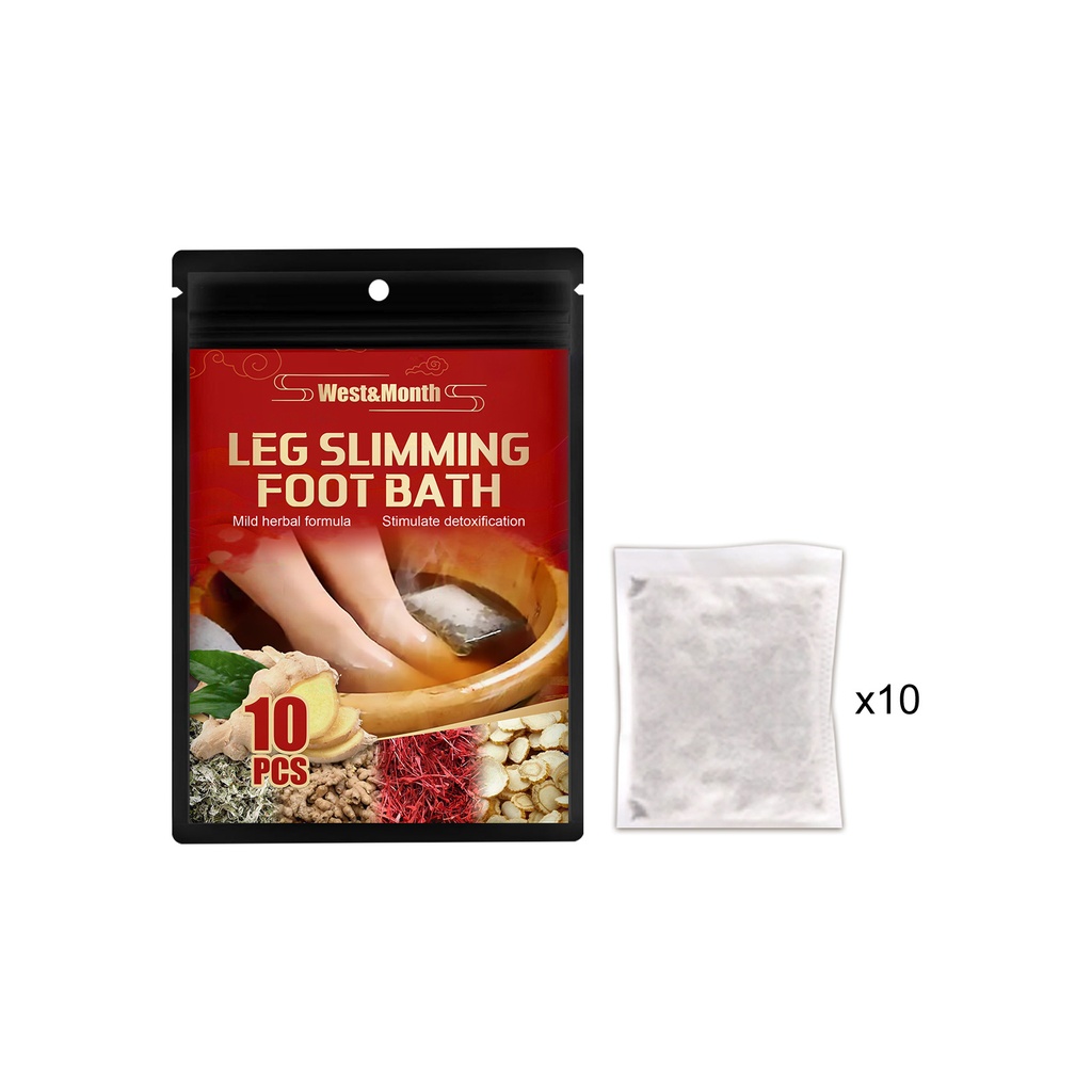 West&Month Leg Slimming Foot Bath, Relieve Leg Soreness And Swelling Discomfort Cold Relief Wet Foot Bath Kit