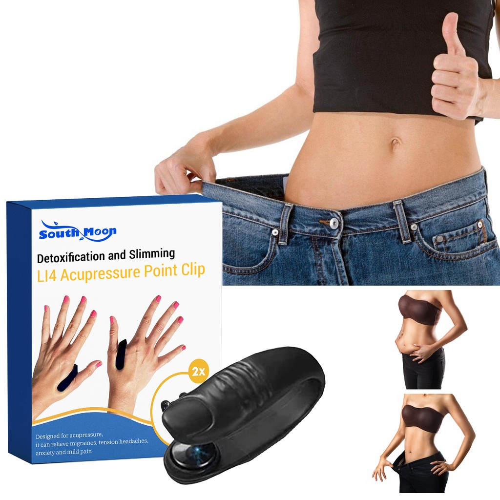 South Moon Detoxification And Slimming LI4 Acupressure Point Clip, Shape Firming Body Skin Slimming Finger Clamp