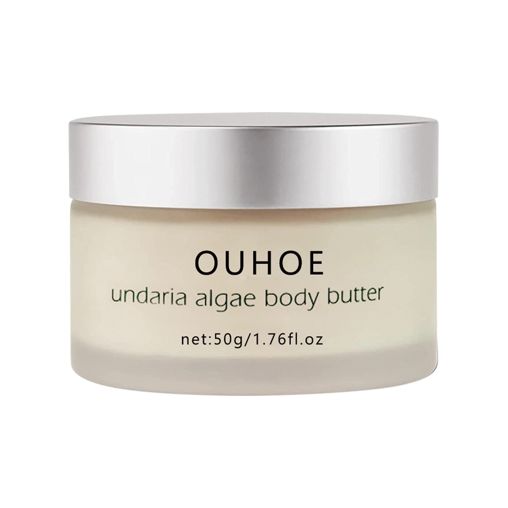 OUHOE Undaria Algae Body Butter, Dry Filling Water Moisturizing Delicate White Skin Not Oily Skin Cream