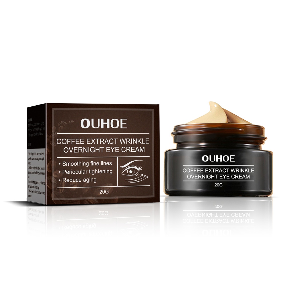 OUHOE Anti-wrinkle Eye Cream, Moisturizing Smooth Firming Skin Smoothing Eye Fine Lines Massage Eye Cream