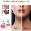 EEHLOE Tanning Cream, Moisturizing Sun-free Natural Tan Skin Apply Tan Cream