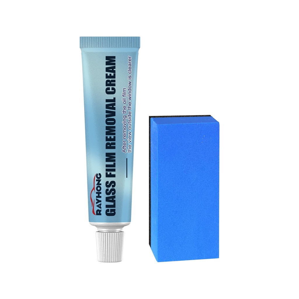 Rayhong Glass Film Removal Cream, Car Paint Repair Windshield And Windshield Decontamination Oil Film Cleaner