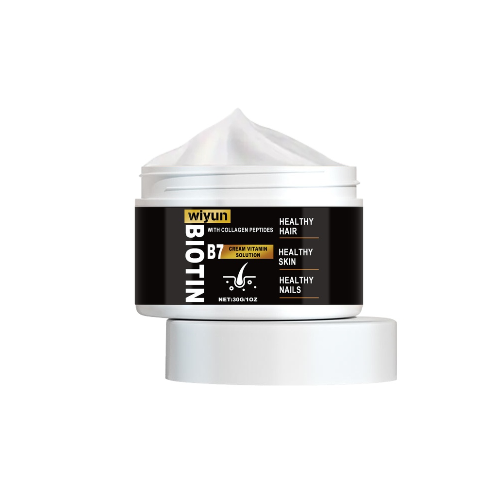 Wiyun Biotin Cream, Scalp Massage Moisten Root Of Hair Care In The Off Strong Hair Thick Hair Cream
