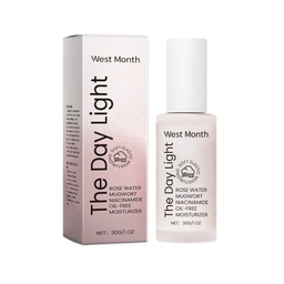 West&Month  Rose Moisturizer, Firming And Moisturizing Skin Brightening Gentle Moisturizing Daily Skin Care Moisturizer