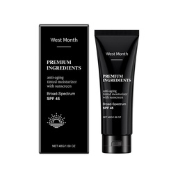 West&Month Protective Moisturizer Jojoba Oil Collagen Moisturizing Texture Light Protective Cream
