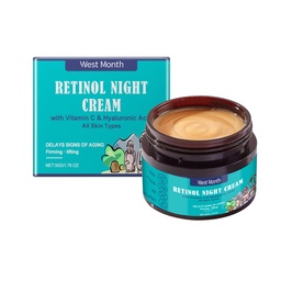 West&Month Retinol Cream, Moisturizing, Hydrating And Improving Facial Skin Soft, Firming And Nourishing Cream