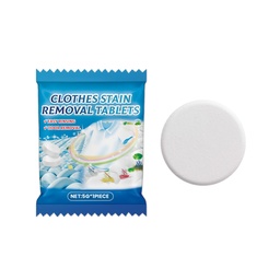 Jakehoe Clothes Stain Removal Tablets, Deep Clean White Clothing Stubborn Stains And Oil Stains Lasting Fragrance