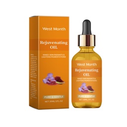 West&Month Saffron Rejuvenating Oil, Gently Moisturizing Moisturizing Plant Facial Skin Care Essential Oil