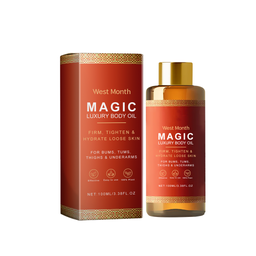 West&Month Body Moisturizing Oil, Daily Skin Moisturizing, Firming, Moisturizing And Brightening Body Massage Oil