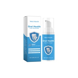 West&Month Foaming Mouthwash, Gentle Ingredients Clean Teeth Stains Remove Odors Fresh Mouthwash