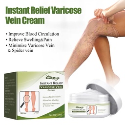 South Moon Instant Relief Varicose Vein Cream, Varicose legs Earthworm Leg Swelling Pain Relief Massage Treatment Cream