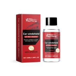 Rayhong Automotive Windshield Oil Film Cleaner, Clear Vision Glass Cleaning Refurbished Decontamination Cleaner