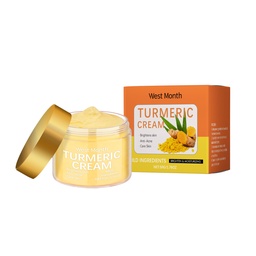 West&Month Turmeric Moisturizing Face Cream, Brightening, Hydrating, Nourishing And Moisturizing Skin Daily Gentle Care