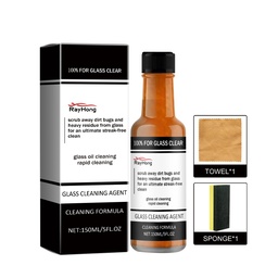 Rayhong Automotive Glass Cleaner, Car Front Windshield Oil Film Remover Car Window Special Oil Film Remover