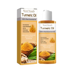 West&Month Turmeric Oil, Facial Brightening Improve Dull Skin Moisturizing Moisturizing Care Essential Oil