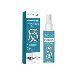 Jue-Fish Jewelry Cleaner Spray, Jewelry Gold Necklace Jewelry Decontamination Anti-Oxidation Cleaner