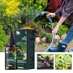 Yegbong Plant-based Organic Nutritional Supplements, Flowers Plant Pot Lawn Green Leaf Growth Concentrated Fertilizer Nutrient Supplement