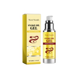 West&Month Snake Oil Gel, Dark Yellow Brighten Firming Skin Fade Out Fine Lines Hydrating Essence
