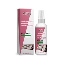 Rayhong Car Instrument Panel Polishing Wax Spray, Polishing Maintenance Car Interior Plastic Refurbished Wax Dust