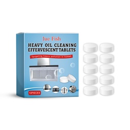 Jue-Fish Kitchen Grease Cleaning Tablets, Home Cleaning Kitchen Stove Stains Multi-Functional Oil And Scale Removal