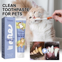 Yegbong Pet Cleaning Toothpaste, Pet Cleaning Tartar Stains Repair Teeth White Oral Care Toothpaste