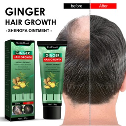 West&Month Ginger Hair Growth Ointment, Moisturize And Thicken Hair, Repair Damaged Hair And Prevent Hair Loss Hair Care Cream