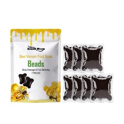 South Moon Bee Venom Foot Soak Beads, Slimming Compact Shape Alleviate The Uncomfortable Bubble Foot Leg Veins Condensate Beads