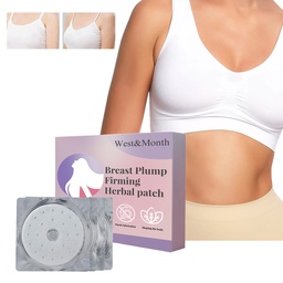 West&Month Breast Plump Firming Herbal Patch, Women's Breasts Plump Anti-sagging Breast Massage Care Patch