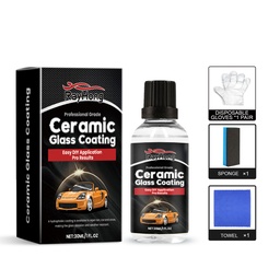 Rayhong Ceramic Glass Coating Agent, Cleaning Coating Agent Window Waterproof, Waterproof, Anti-Fog Glass Waterproof Agent
