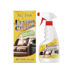 Jue-Fish Leather Cleaner, Sofa Leather Stain Cleaner Leather Furniture Refurbished Cleaning Care Agent