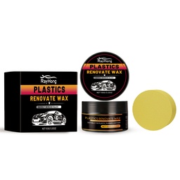 Rayhong Automotive Plastic Reconditioning Cream, Anti-Scratch Decontamination For Vehicles As Clean As New Plastic Maintenance Cream