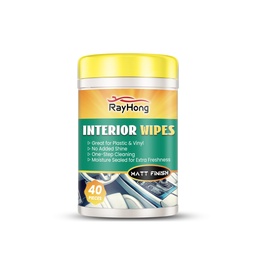 Rayhong Car Interior Cleaning Wipes, Stain Removal Clean Oil Removal Interior Bright Portable Wipes