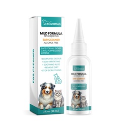 Yegbong Pet Ear Wash Drops, Cleaning, Decontaminating And Moisturizing Ear Canal Healthy And Nourishing Cleaning Solution For Cats And Dogs