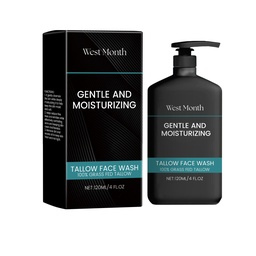 West&Month Men's Tallow Cleanser, Gentle And Clean Face, Clean And Not Tight