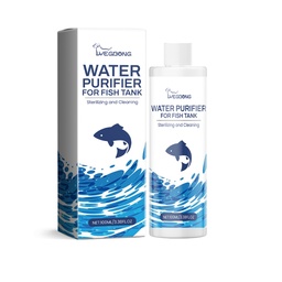 Yegbong Fish Tank Water Quality Clarifying Agent, Aquarium Water Quality Clarifying Household Fish Tank Decontamination Cleaner