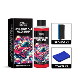 Rayhong Foam Car Wash Liquid, Car Cleaning Mild Decontamination Foam Dust Refurbished Bright Cleaner