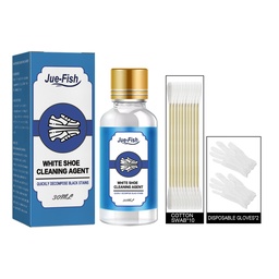 Jue-Fish White Shoe Cleaner White Shoe Cleaning Decontamination Cleaning Whitening Decontamination Brightening White Shoe Edge Yellow Removal