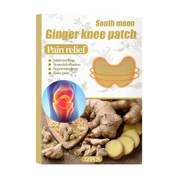 South Moon Ginger Knee Patch, Warm Patch Hot Compress Ginger Patch Neck Shoulder Waist Leg Joint Knee Pain Patch