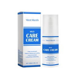 West&Month Skin Moisturizing Care Cream, Gently Nourishing And Soothing Skin Discomfort Daily Application Treatment