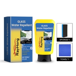Rayhong Car Glass Oil Film Clean, Windows And Windshields Clean Anti-Rain And Anti-Fog Car Glass Cleaner