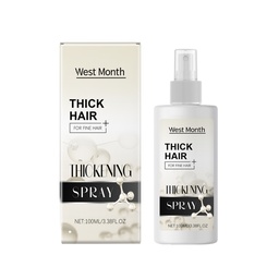 West&Month Hair Styling Spray, Hair Moisturizing Light Refreshing Oil Control Fluffy Dry Hair Styling Spray