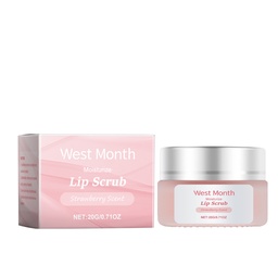 West&Month Lip Care Scrub To Soften Dead Skin, Exfoliate Repair And Fade Lip Line Scrub