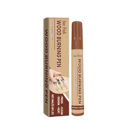 Jue-Fish Wood Burning Pyrograph Pen, Burning Effect Scorch Pen Handmade Diy Wood Burning Marker Pen