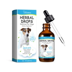 Yegbong Pet Cough Herbal Drops, Relieve Pet Discomfort Pet Cough Runny Nose Care
