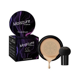 West&Month Mushroom Head Air Cushion, Moisturizing Concealer Natural Contortion Isolation Long Lasting Makeup Cream