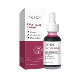 OUHOE Fruit Acid Purifying Essence, Gentle Exfoliating, Moisturizing And Moisturizing Daily Skin Care Essence