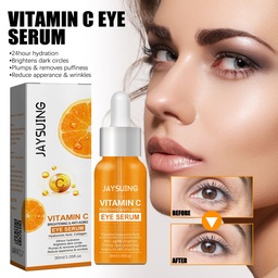 Jaysuing Vitamin C Eye Serum, Reduces Eye Wrinkles And Dark Circles, Hydrates And Tightens Skin Serum