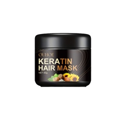 OUHOE Keratin Hair Mask Deeply Nourishes And Softens Hair And Repairs Split Ends Of Dry And Irritated Hair