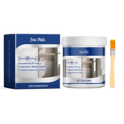 Jue-Fish Glass Water-Based Scrub Paint, Waterproof Fast Paint Refurbished Maintenance Cover With Scrub Glass