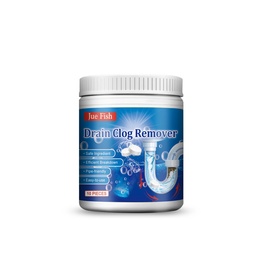 Jue-Fish Pipe Unclogging Effervescent Tablet Kitchen And Bathroom Drain Oil Blockage Dissolving Deodorant Cleaning Effervescent Tablet